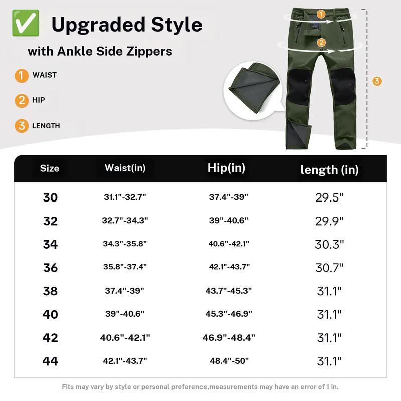 Fleece-Lined Winter Work Pants