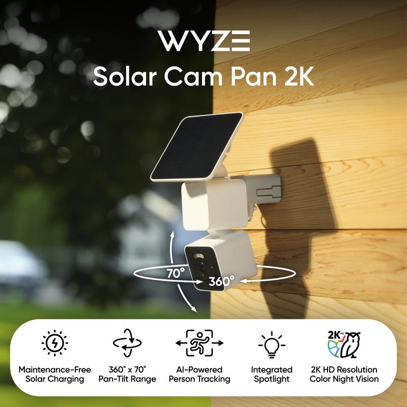 360° Solar Security Camera