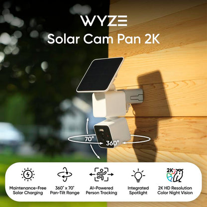 360° Solar Security Camera