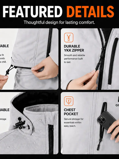 Heated Winter Jacket & Hoodie