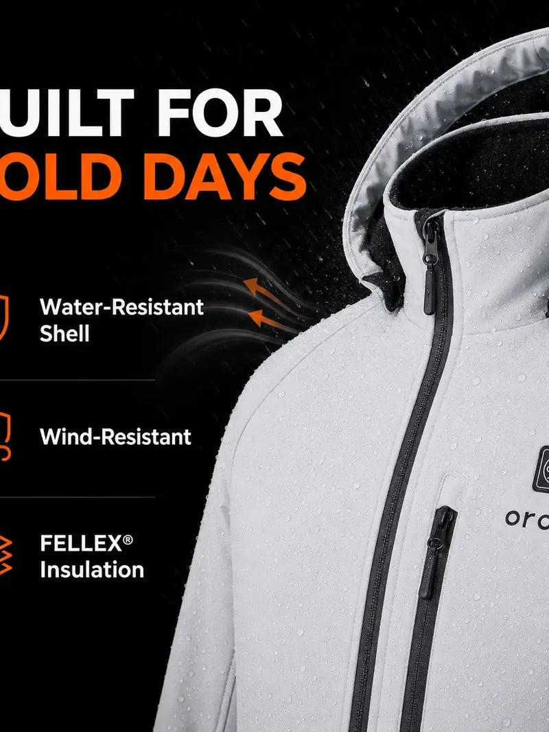Heated Winter Jacket & Hoodie