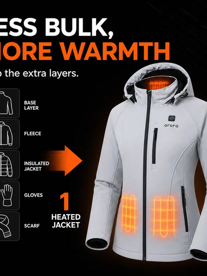 Heated Winter Jacket & Hoodie